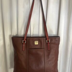 Dooney & Bourke Pebble Grain Lexington Tote Brown